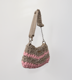 Lucy Purse - Khaki and pink