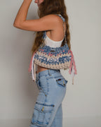 Lucy – Denim/Beige