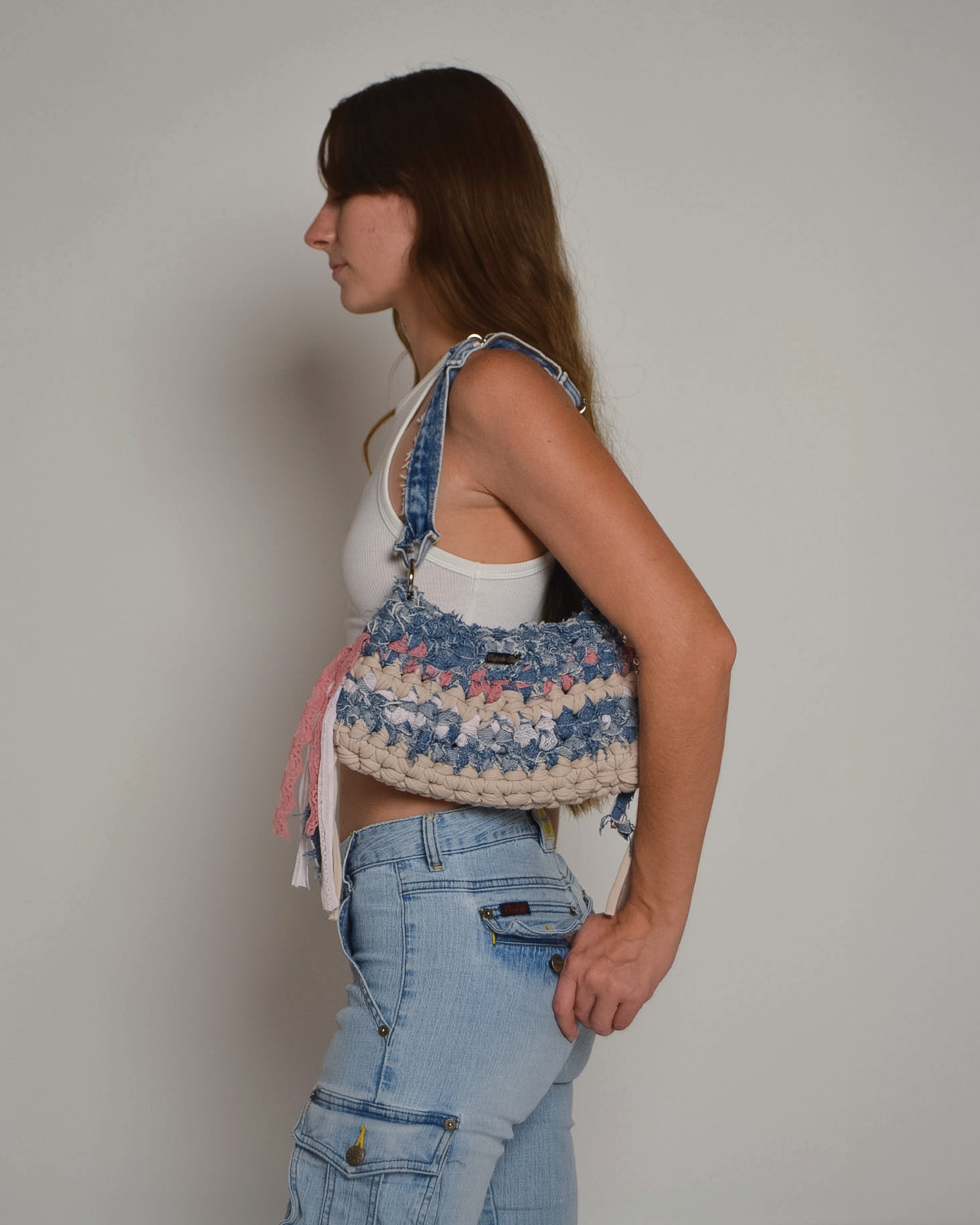 Lucy – Denim/Beige
