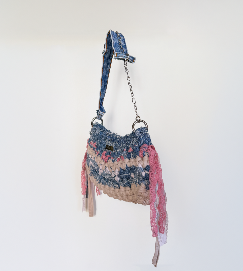 Lucy - Denim and Beige