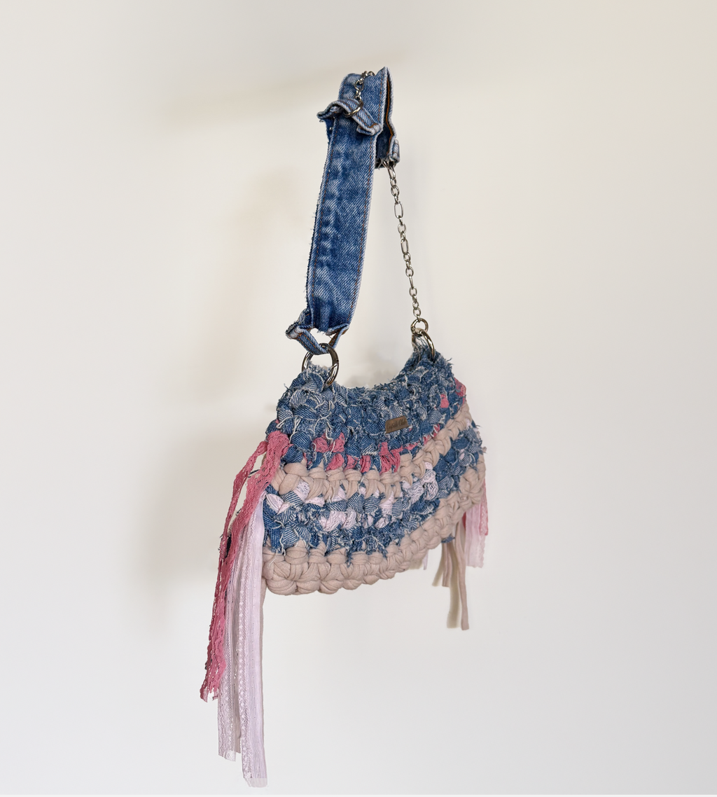 Lucy - Denim and Beige